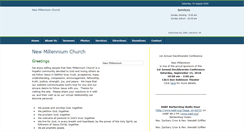 Desktop Screenshot of newmillenniumchurch.us