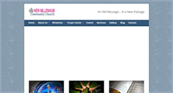 Desktop Screenshot of newmillenniumchurch.org