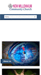 Mobile Screenshot of newmillenniumchurch.org