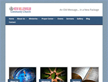 Tablet Screenshot of newmillenniumchurch.org